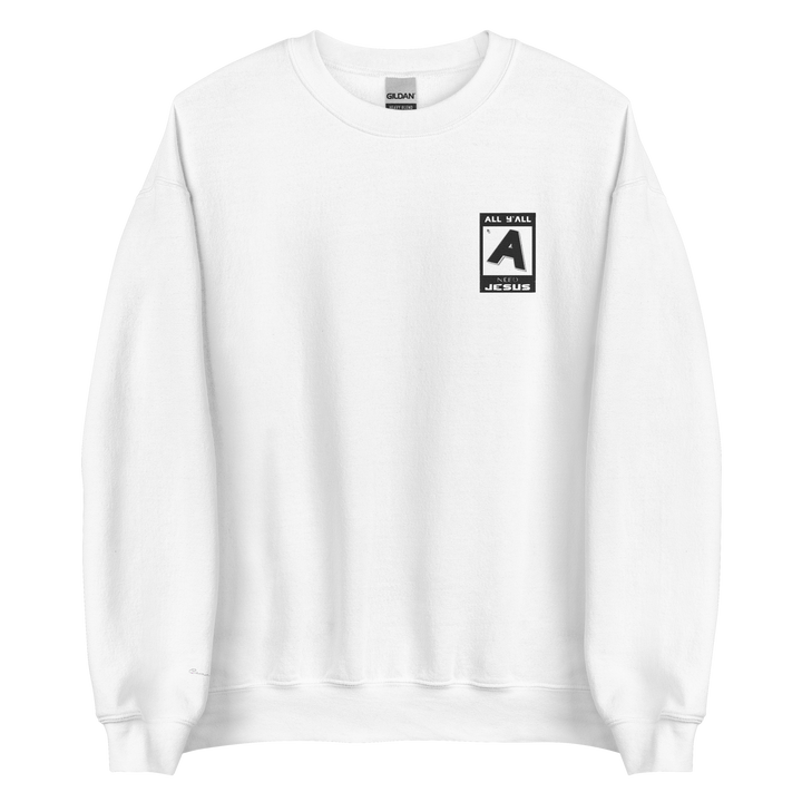 8-Bit Jesus // (NFT Series) — Long-Sleeve Sweatshirt - Crucifly