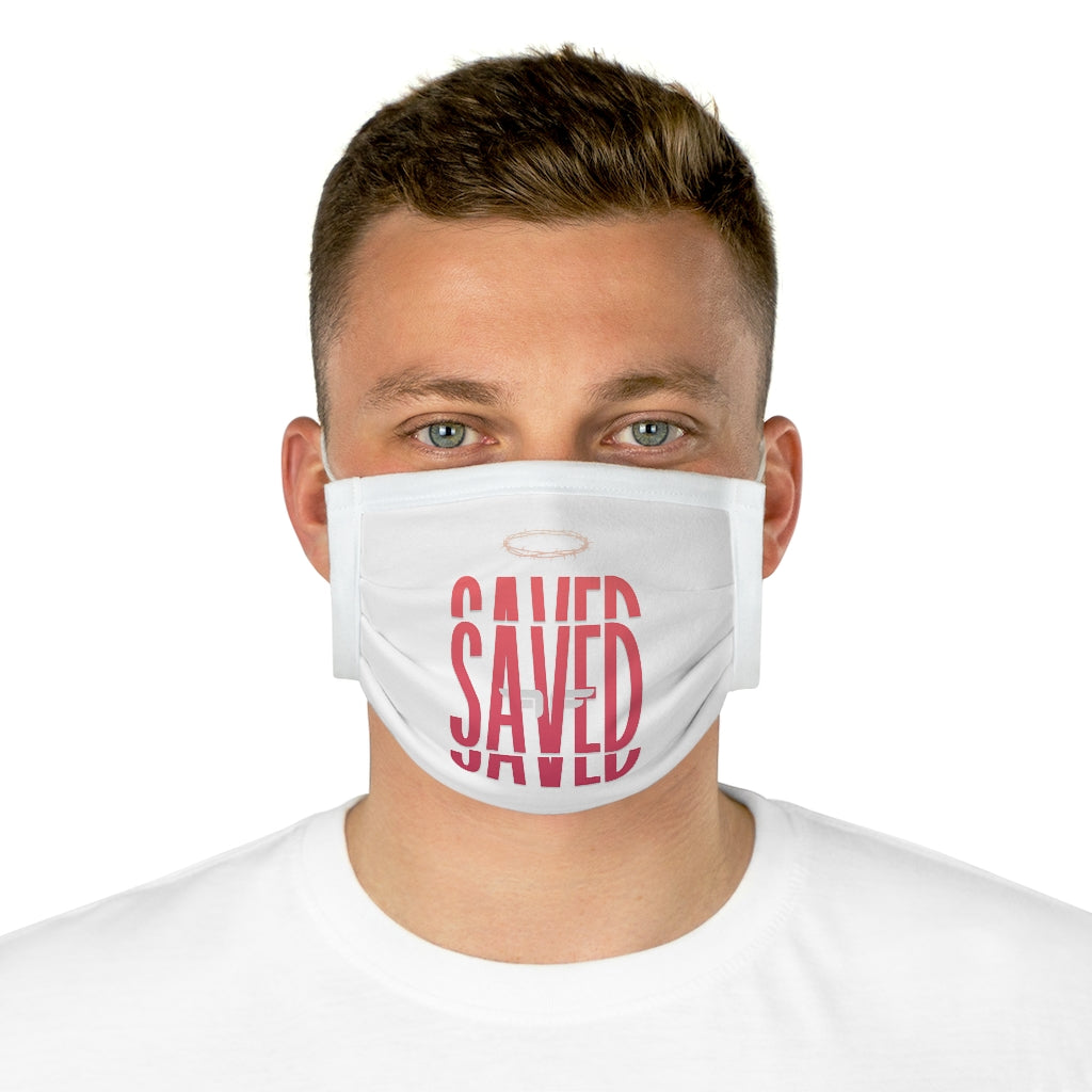 See Acts 2:21 • "SAVED" — Face Mask • Shop & Buy Custom-Designed Christian Products & Merchandise Online • Crucifly // Get Fly » Never Die » Testify